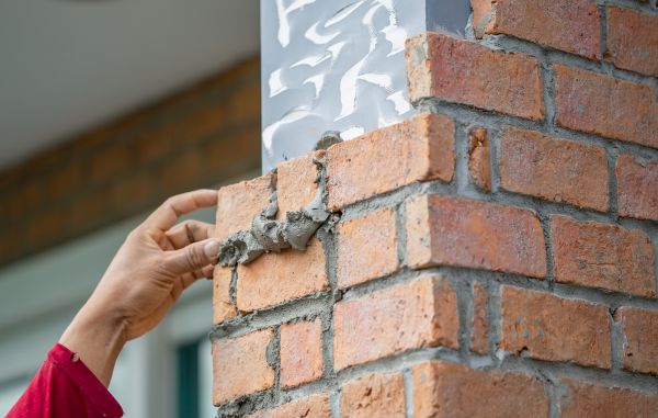Brick Pillar Repair in Allen