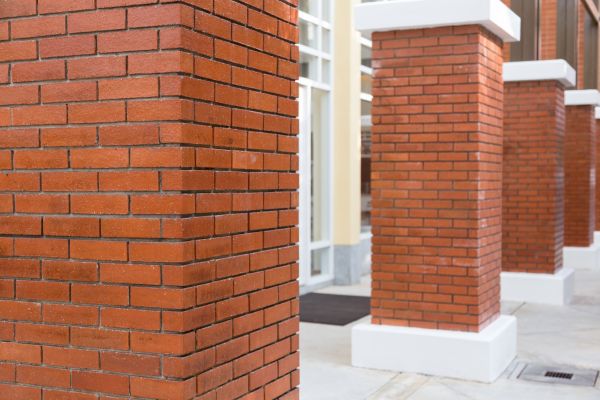Brick Column Installation in Allen