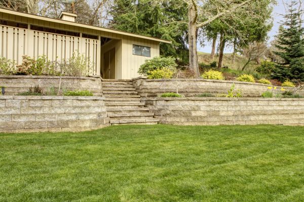 Retaining Wall Construction in Allen