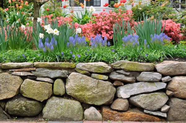 Stone Wall Hardscaping in Allen