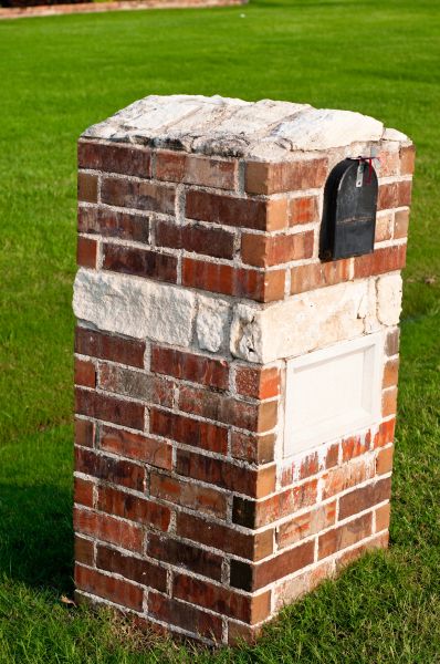 Brick Mailbox Installation in Allen