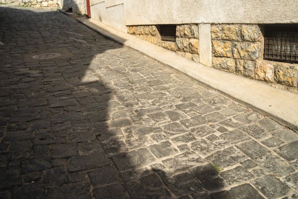 Stone Sidewalk Repair in Allen