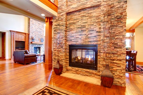 Stone Hearth Installation in Allen