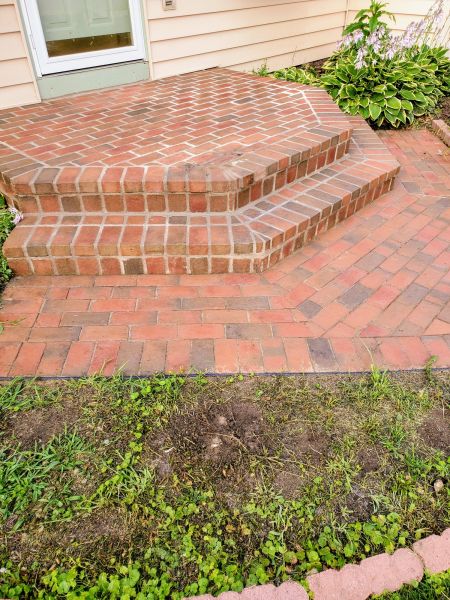 Brick Stoop Repair in Allen